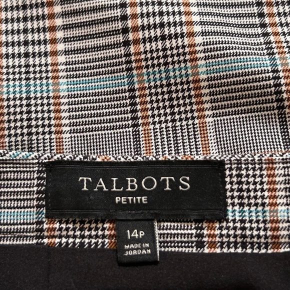 Talbots plaid 3 button lined skirt! Size 14 Petite! - Picture 9 of 9